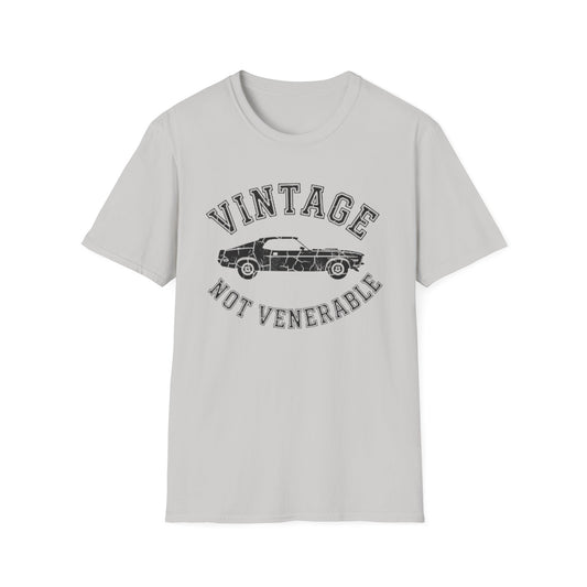 "Vintage Not Venerable" Classic Car T-Shirt