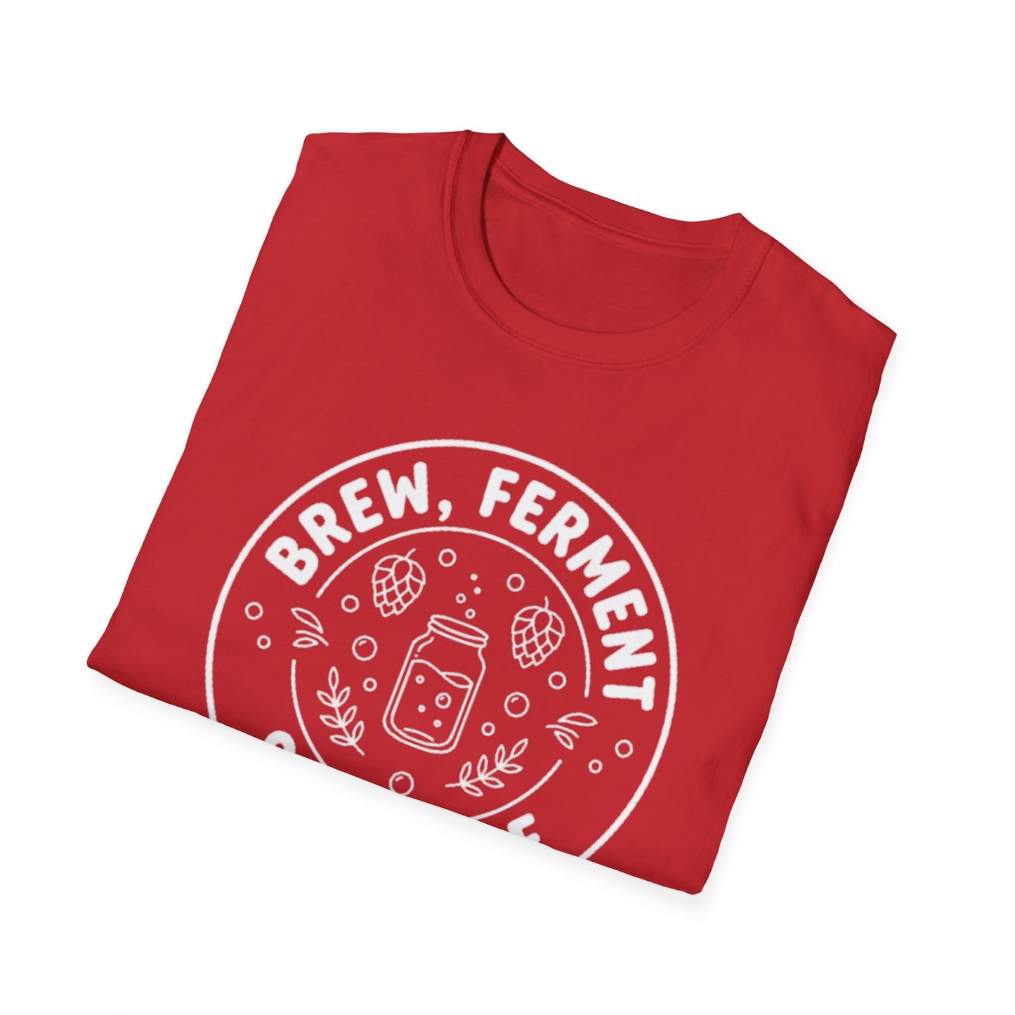 Brew Ferment Sip Smile Beer T-Shirt