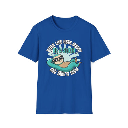 Funny Chill Vibes & Lazy Sloth Lover Gift T-Shirt