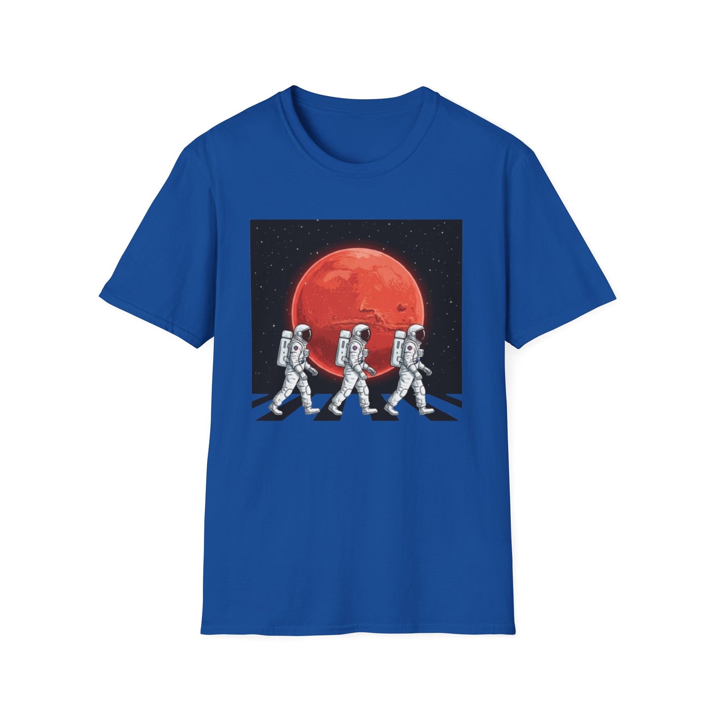 Walking Astronauts Spacemen Planet Space Galaxy T-Shirt