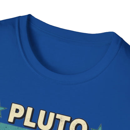 Vintage Pluto Was Robbed Funny Retro Astronomy Space T-Shirt