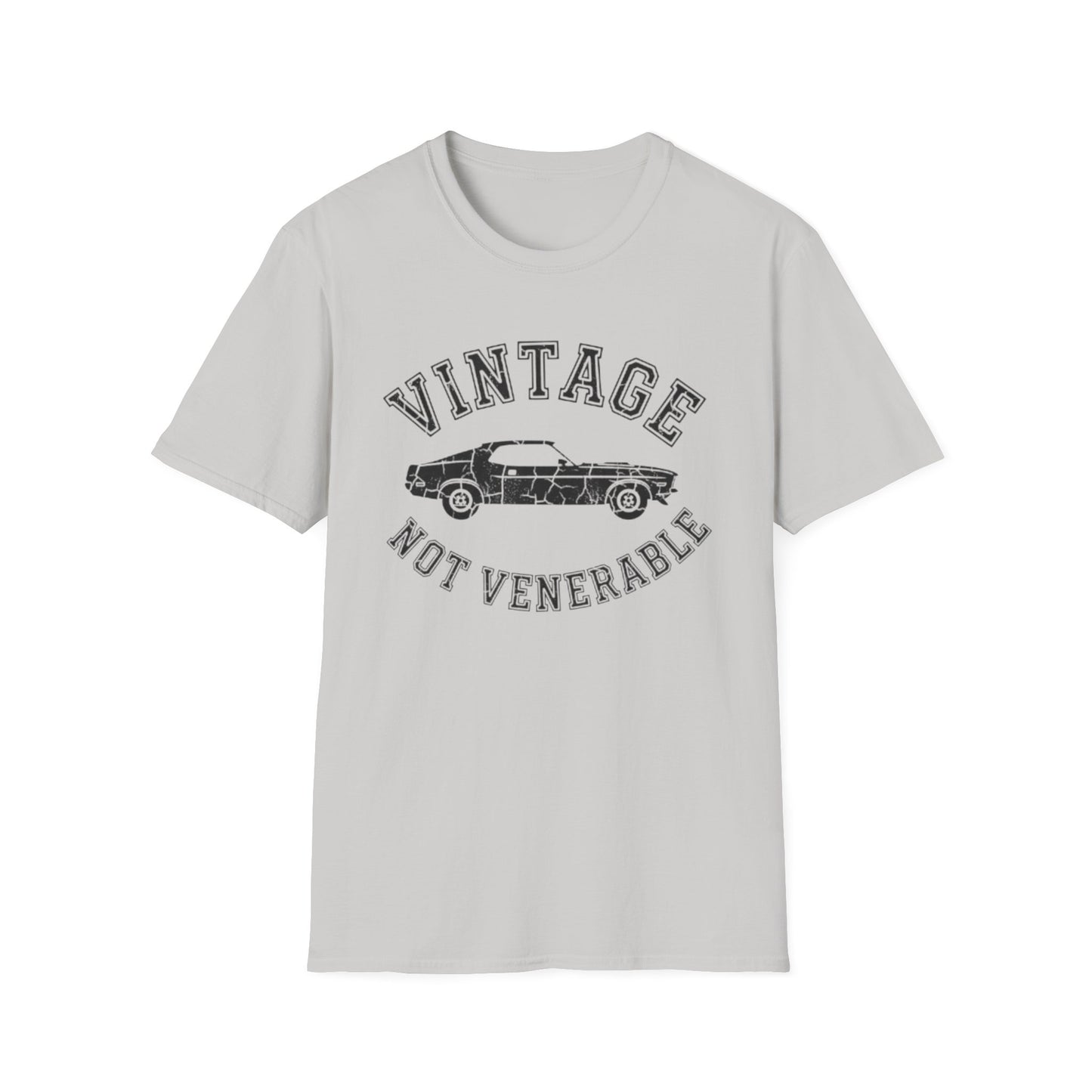 "Vintage Not Venerable" Classic Car T-Shirt