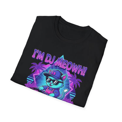 Kawaii Rave Cat & EDM Kitty T-Shirt for Music & Cat Lovers