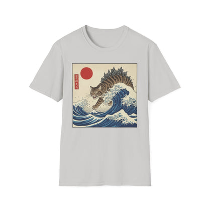 Catzilla Cat Japanese Art T-Shirt
