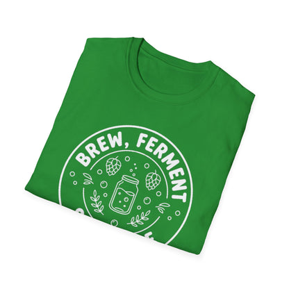 Brew Ferment Sip Smile Beer T-Shirt