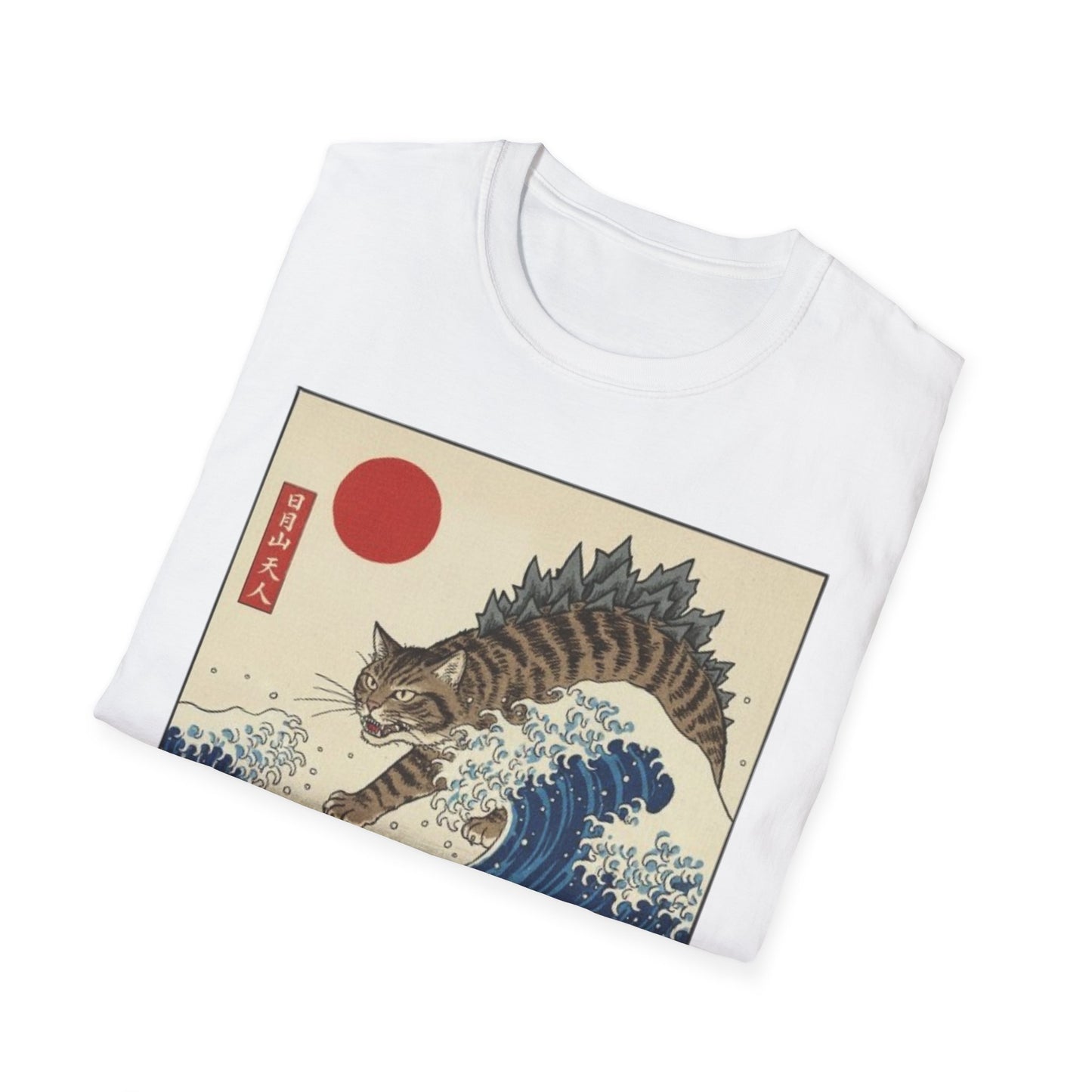 Catzilla Cat Japanese Art T-Shirt
