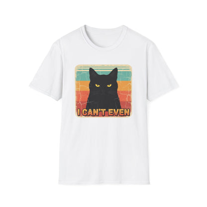 "I Can't Even" Black Cat Meme T-Shirt