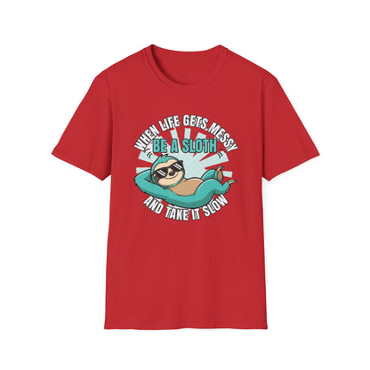 Funny Chill Vibes & Lazy Sloth Lover Gift T-Shirt