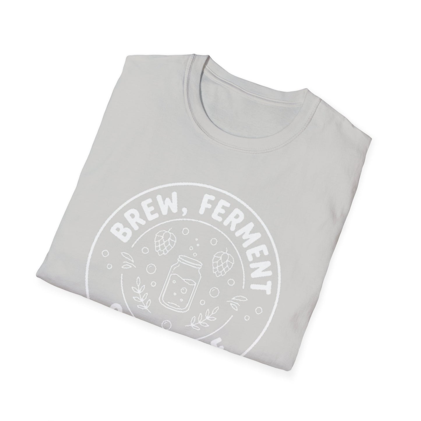 Brew Ferment Sip Smile Beer T-Shirt
