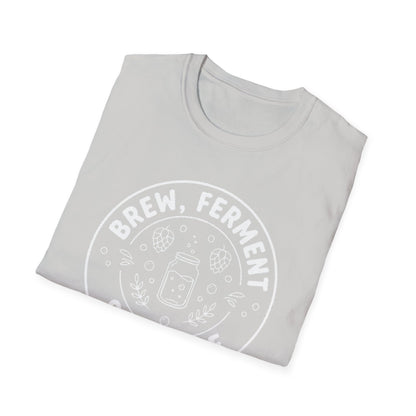 Brew Ferment Sip Smile Beer T-Shirt