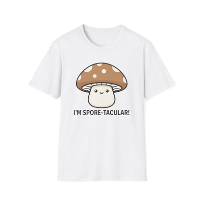"I'm Spore-Tacular" Cute Fungi & Mycology Lover Gift T-Shirt