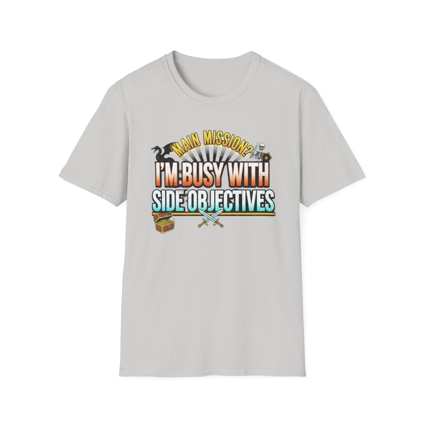 Funny Gamer Humor Lightweight Crew Neck T-Shirt