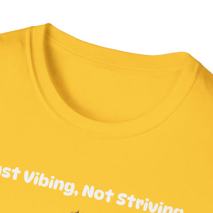 Funny Anti-Hustle Mindfulness & Chill Vibes T-Shirt for Yogis & Introverts