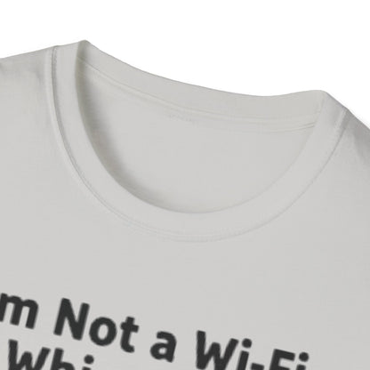 I Whisper to My Wi-Fi, ‘Please Work.’ | Funny Graphic Tee for Tech Lovers & Wi-Fi Strugglers