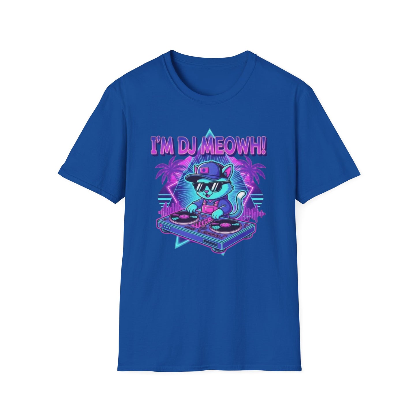 Kawaii Rave Cat & EDM Kitty T-Shirt for Music & Cat Lovers