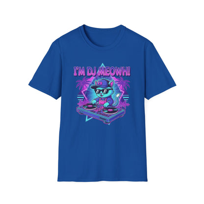 Kawaii Rave Cat & EDM Kitty T-Shirt for Music & Cat Lovers
