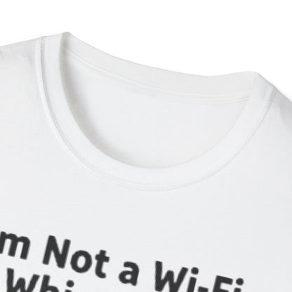 I Whisper to My Wi-Fi, ‘Please Work.’ | Funny Graphic Tee for Tech Lovers & Wi-Fi Strugglers