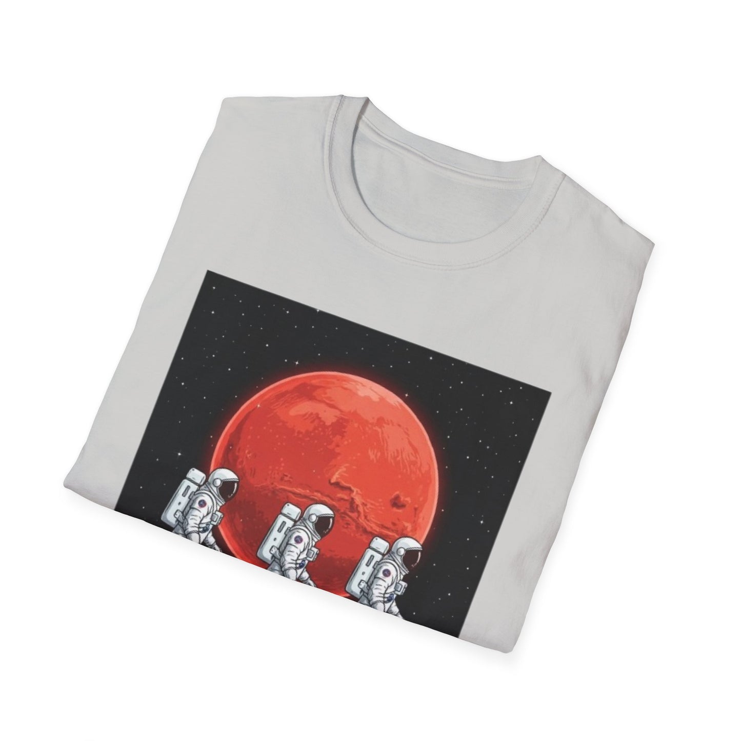 Walking Astronauts Spacemen Planet Space Galaxy T-Shirt