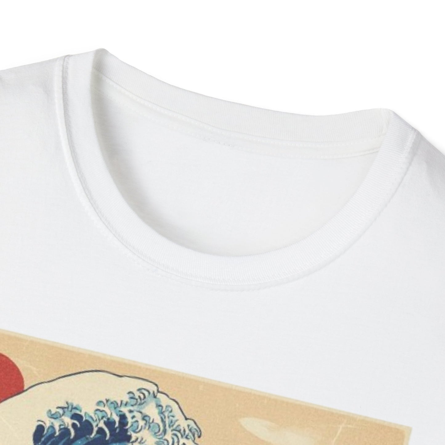 Japanese Ukiyo-e Black Cat Ramen T-Shirt