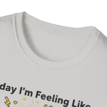 Today I’m Feeling Like 90% Coffee and 10% Courage | Funny Graphic Tee for Coffee Lovers & Morning Warriors