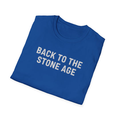Funny Retro ‘Back to the Stone Age’ T-Shirt