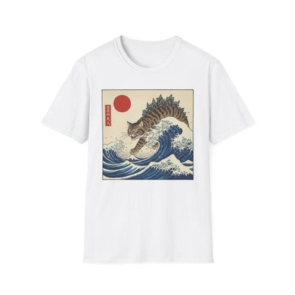 Catzilla Cat Japanese Art T-Shirt