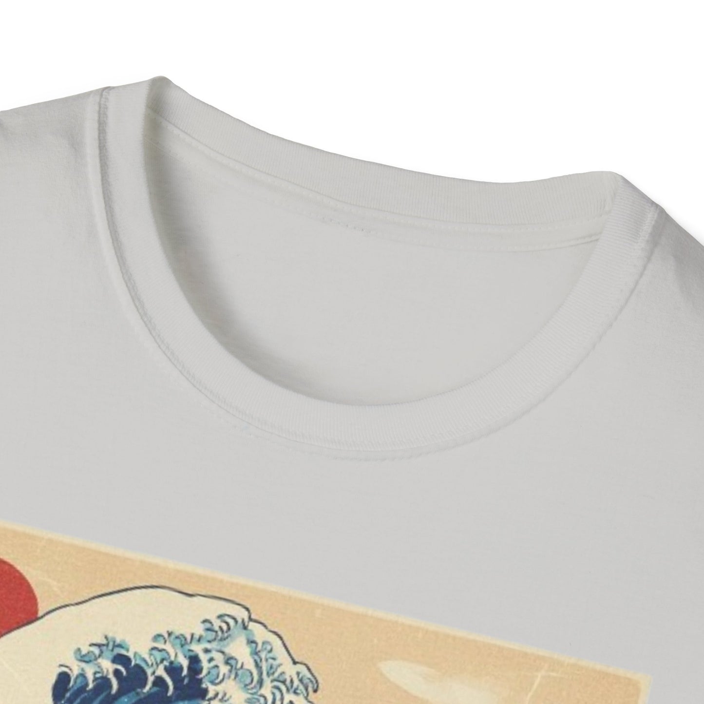 Japanese Ukiyo-e Black Cat Ramen T-Shirt