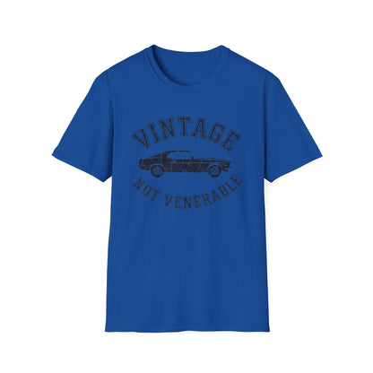 "Vintage Not Venerable" Classic Car T-Shirt