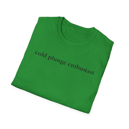 Ice Bath Lover 'Cold Plunge Enthusiast' T-Shirt
