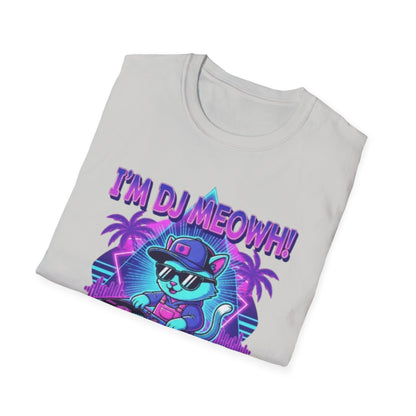 Kawaii Rave Cat & EDM Kitty T-Shirt for Music & Cat Lovers