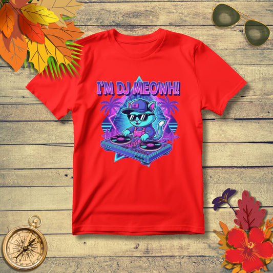 Kawaii Rave Cat & EDM Kitty T-Shirt for Music & Cat Lovers