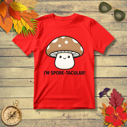"I'm Spore-Tacular" Cute Fungi & Mycology Lover Gift T-Shirt