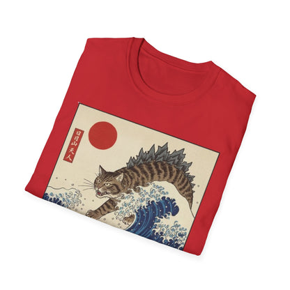 Catzilla Cat Japanese Art T-Shirt