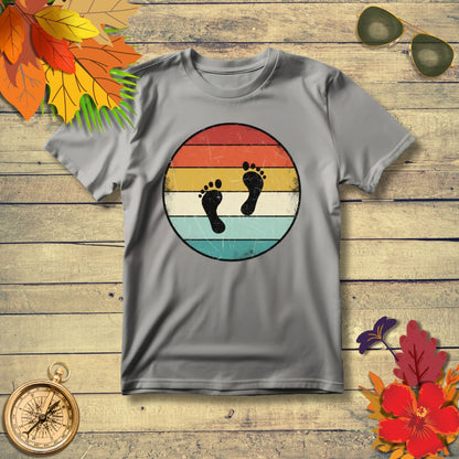 Vintage Barefoot Footprint T-Shirt