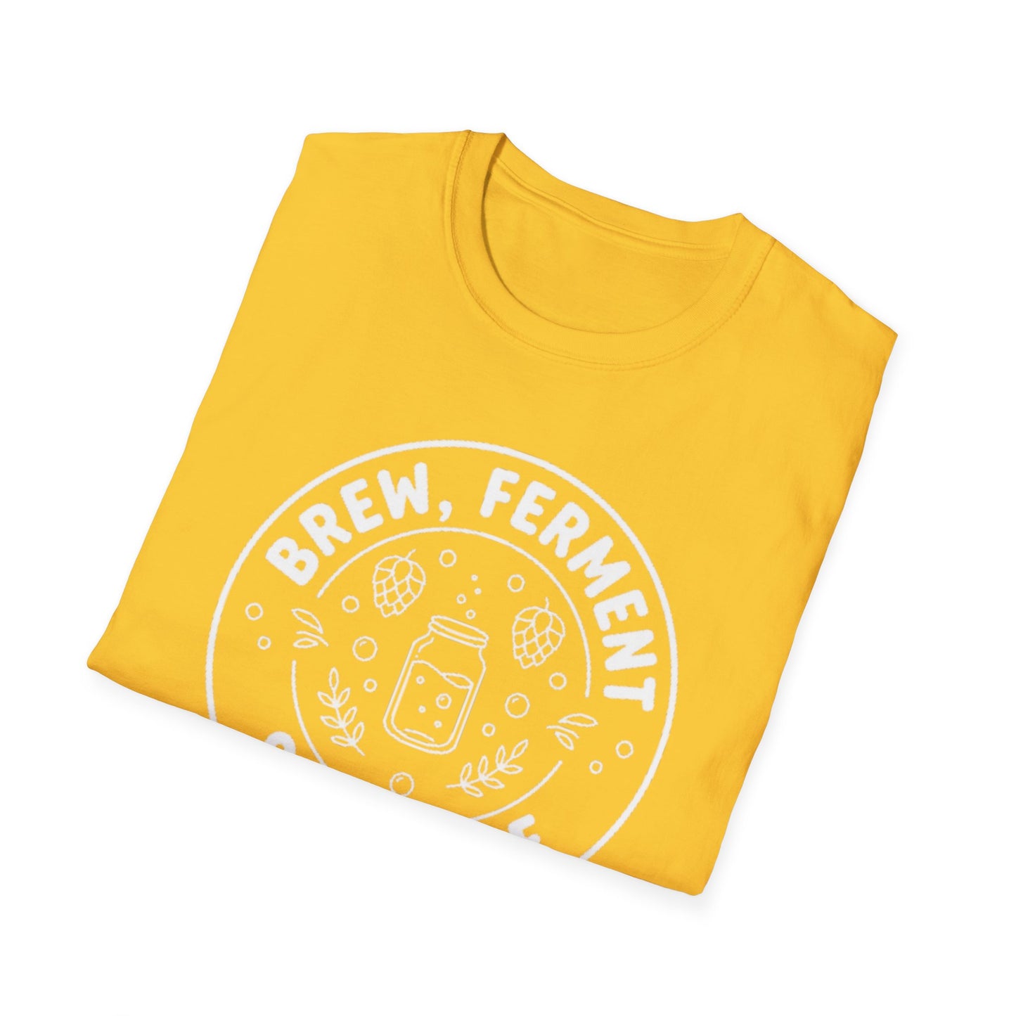 Brew Ferment Sip Smile Beer T-Shirt