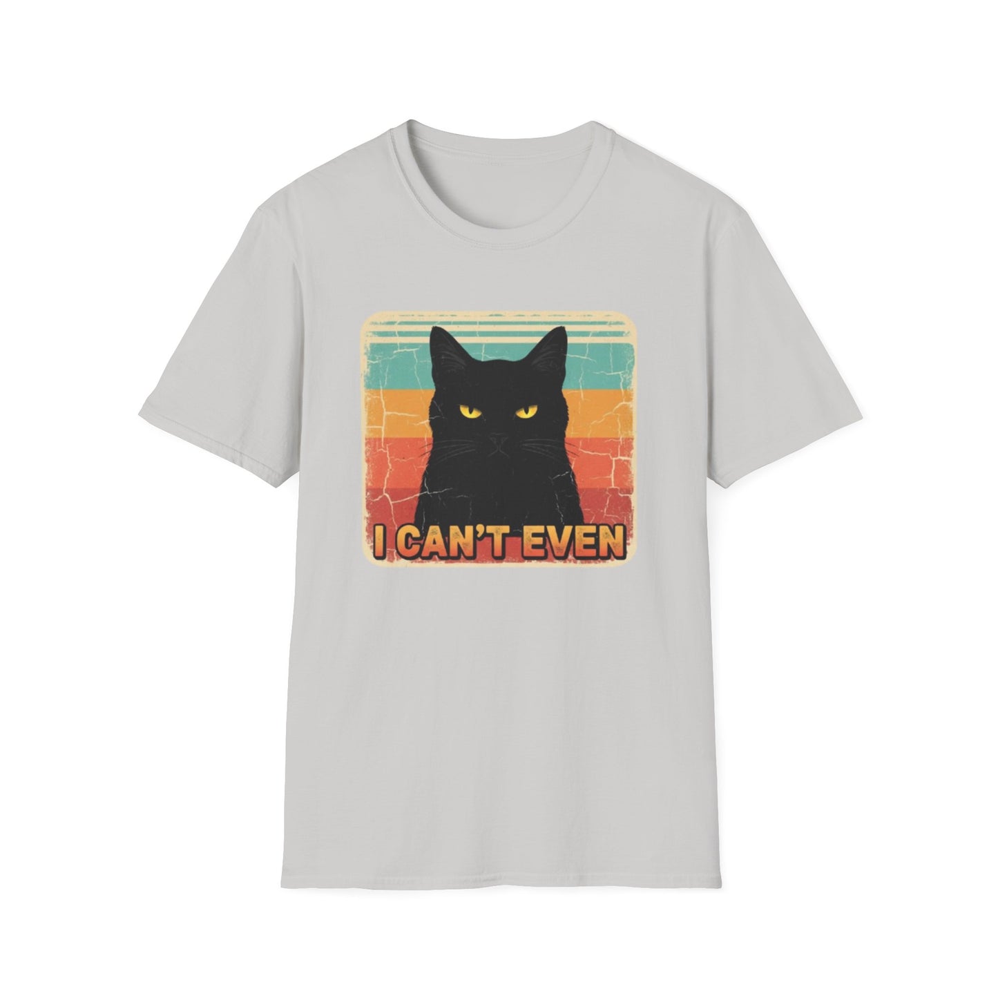 "I Can't Even" Black Cat Meme T-Shirt