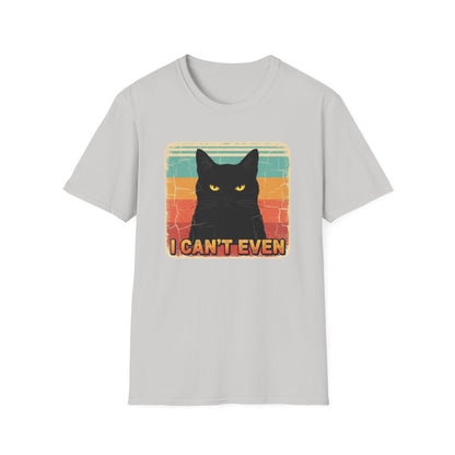 "I Can't Even" Black Cat Meme T-Shirt