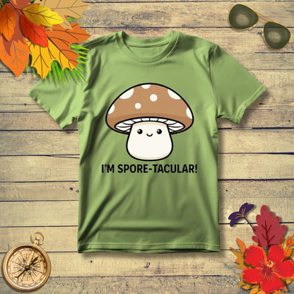 "I'm Spore-Tacular" Cute Fungi & Mycology Lover Gift T-Shirt