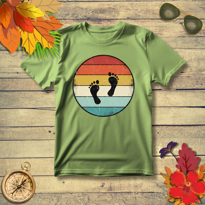 Vintage Barefoot Footprint T-Shirt
