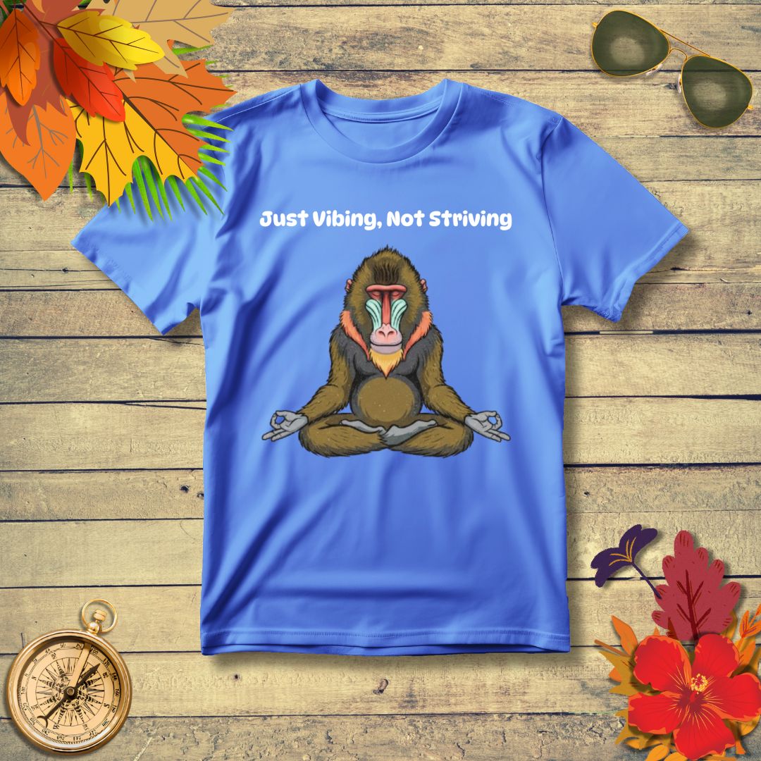 Funny Anti-Hustle Mindfulness & Chill Vibes T-Shirt for Yogis & Introverts