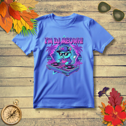 Kawaii Rave Cat & EDM Kitty T-Shirt for Music & Cat Lovers