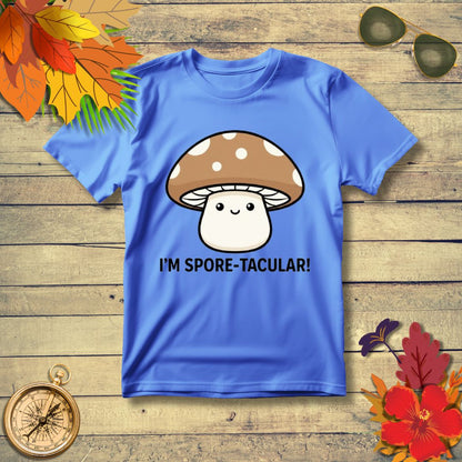 "I'm Spore-Tacular" Cute Fungi & Mycology Lover Gift T-Shirt