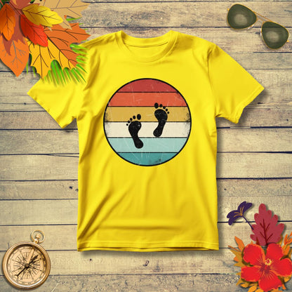 Vintage Barefoot Footprint T-Shirt