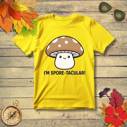 "I'm Spore-Tacular" Cute Fungi & Mycology Lover Gift T-Shirt