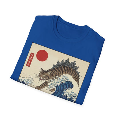 Catzilla Cat Japanese Art T-Shirt
