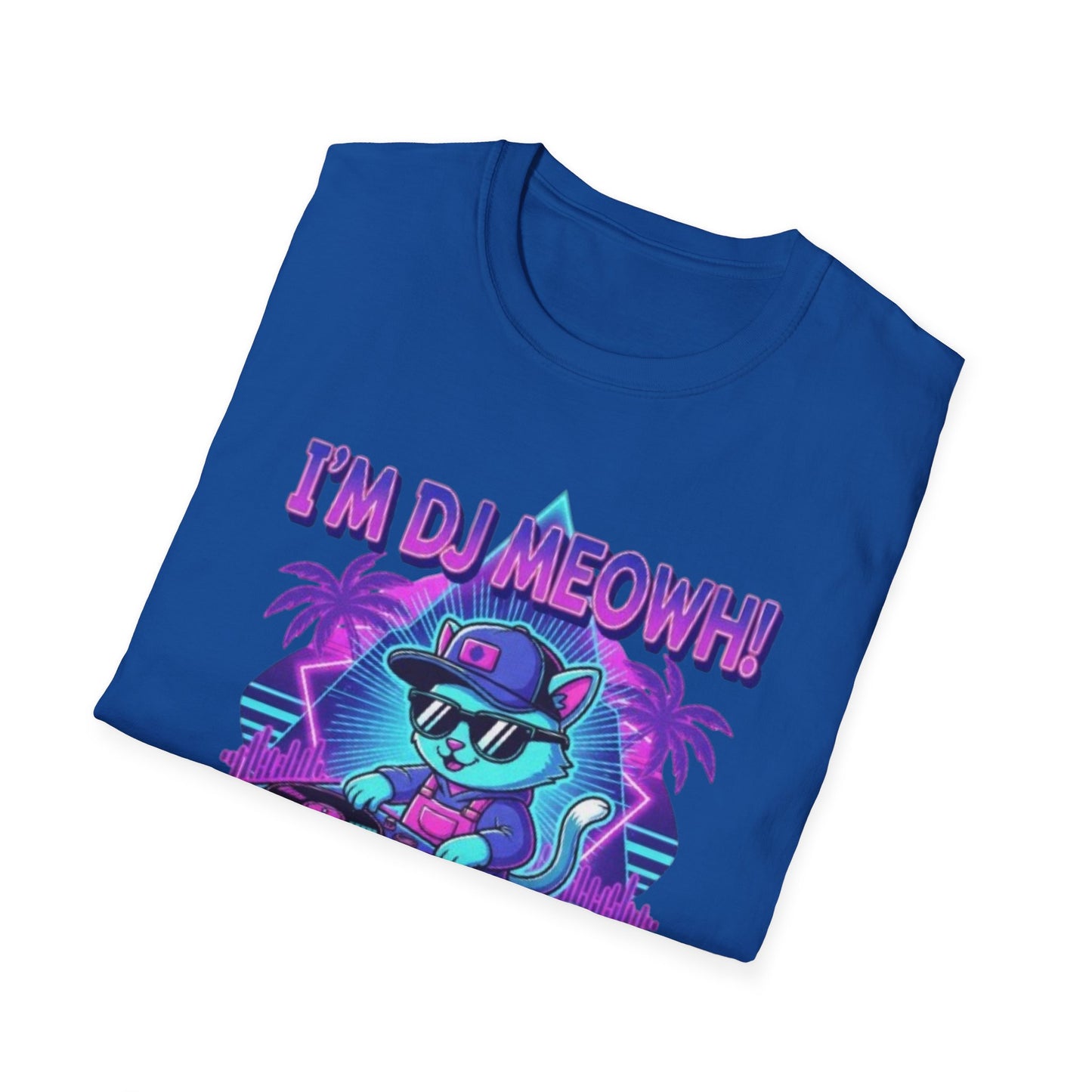 Kawaii Rave Cat & EDM Kitty T-Shirt for Music & Cat Lovers