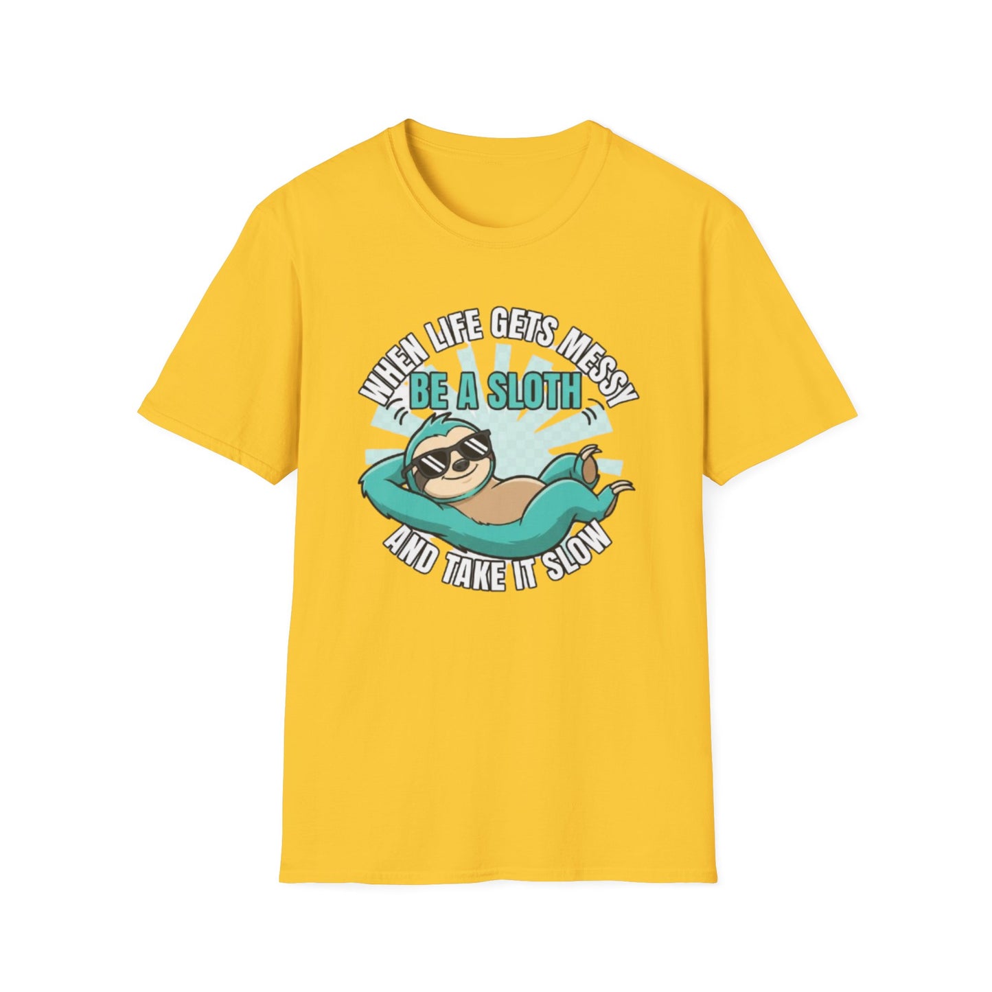 Funny Chill Vibes & Lazy Sloth Lover Gift T-Shirt