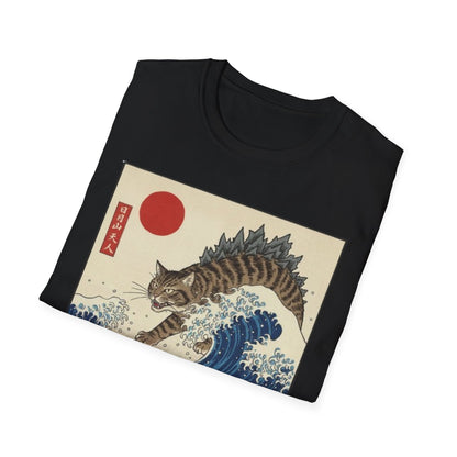 Catzilla Cat Japanese Art T-Shirt