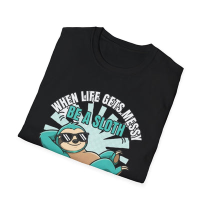 Funny Chill Vibes & Lazy Sloth Lover Gift T-Shirt