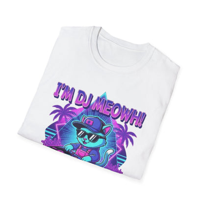 Kawaii Rave Cat & EDM Kitty T-Shirt for Music & Cat Lovers